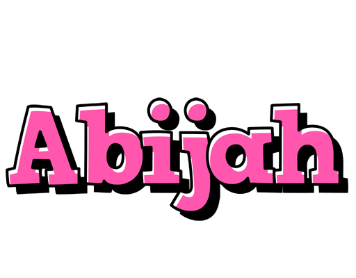 Abijah girlish logo