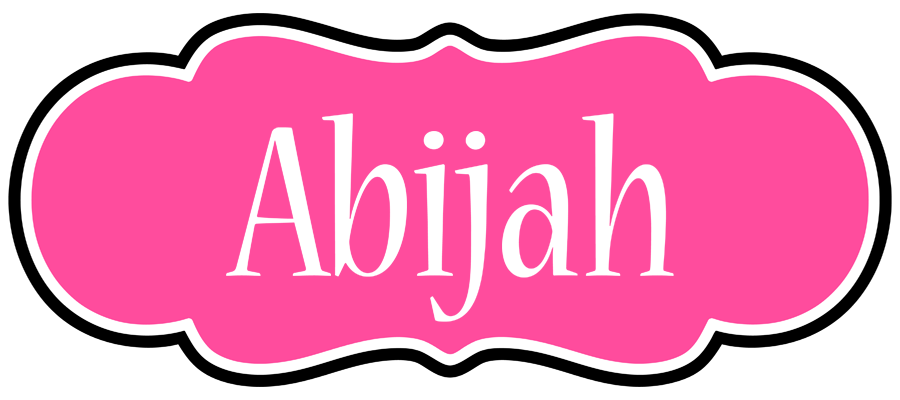 Abijah invitation logo