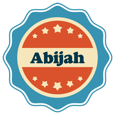 Abijah labels logo