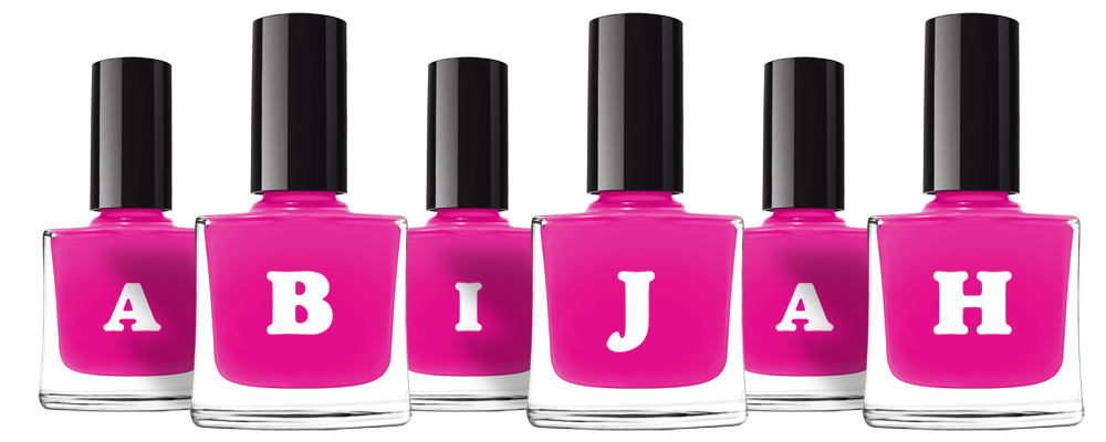 Abijah nails logo