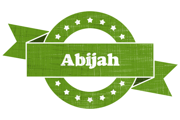 Abijah natural logo
