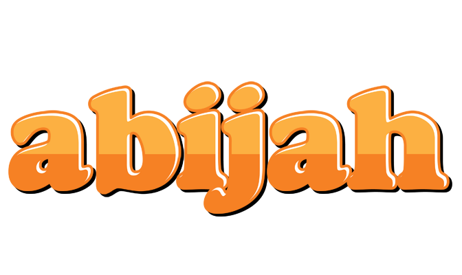 Abijah orange logo