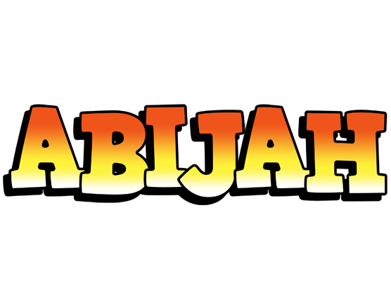 Abijah sunset logo