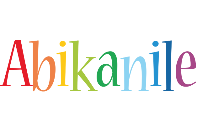 Abikanile birthday logo