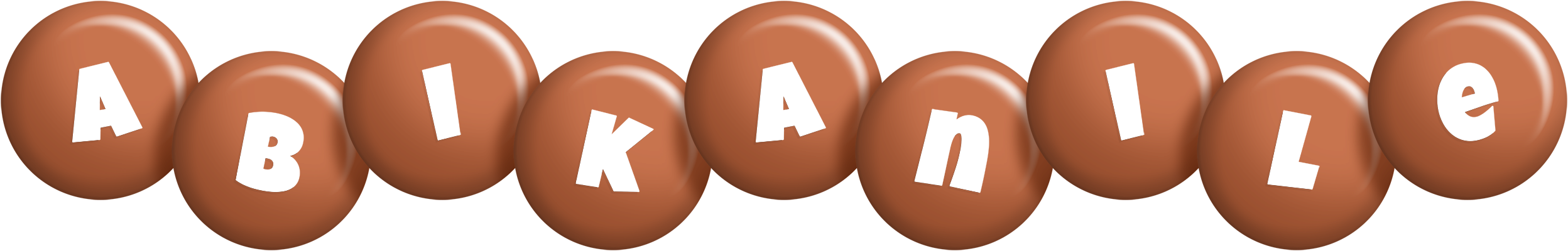 Abikanile candy-brown logo