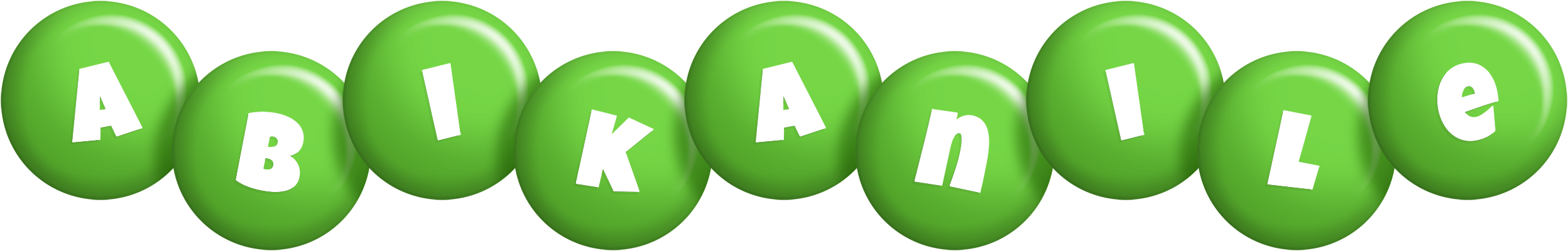 Abikanile candy-green logo
