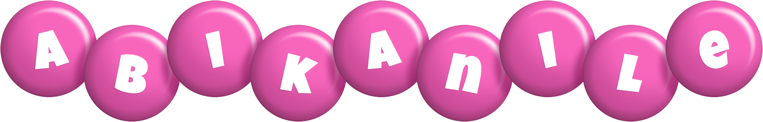 Abikanile candy-pink logo