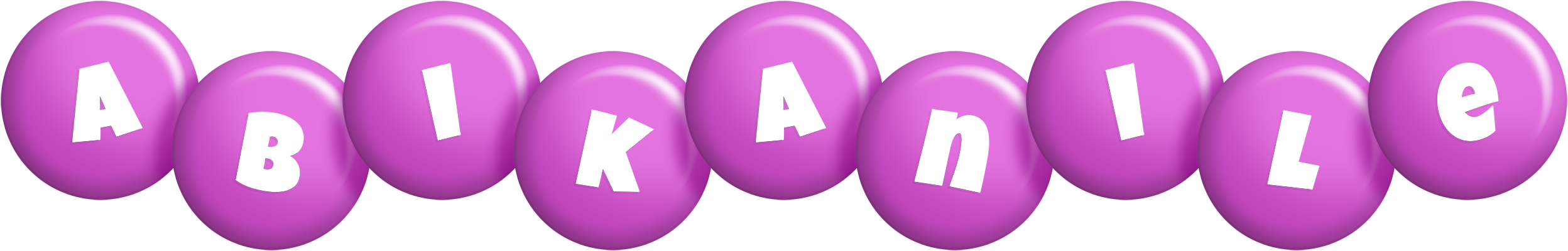 Abikanile candy-purple logo