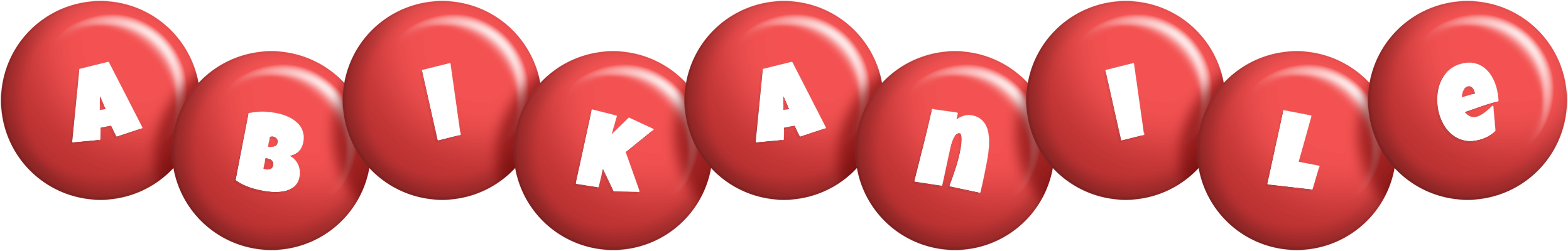Abikanile candy-red logo