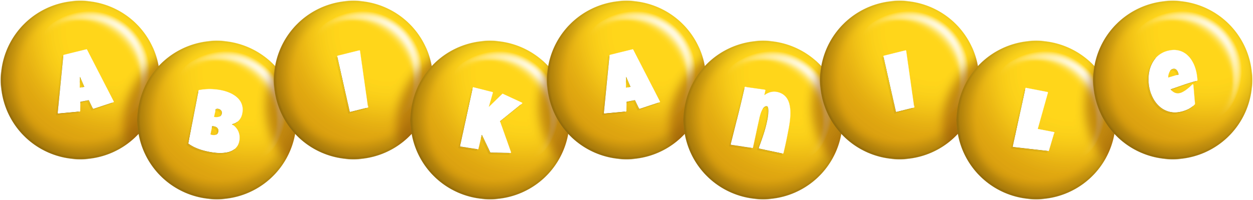 Abikanile candy-yellow logo