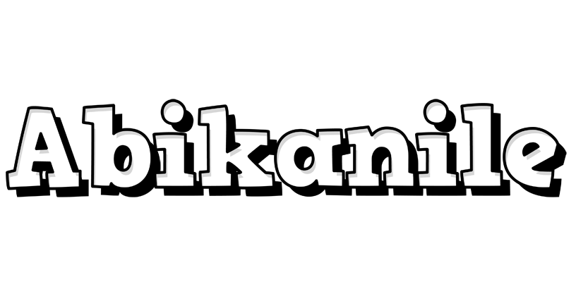 Abikanile snowing logo