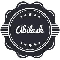 Abilash badge logo