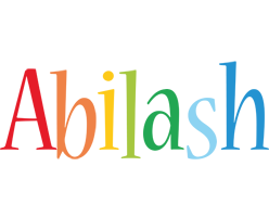 Abilash birthday logo