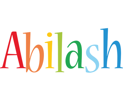 Abilash birthday logo