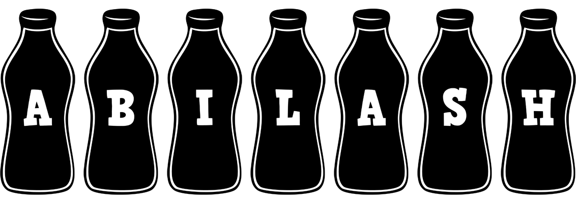 Abilash bottle logo