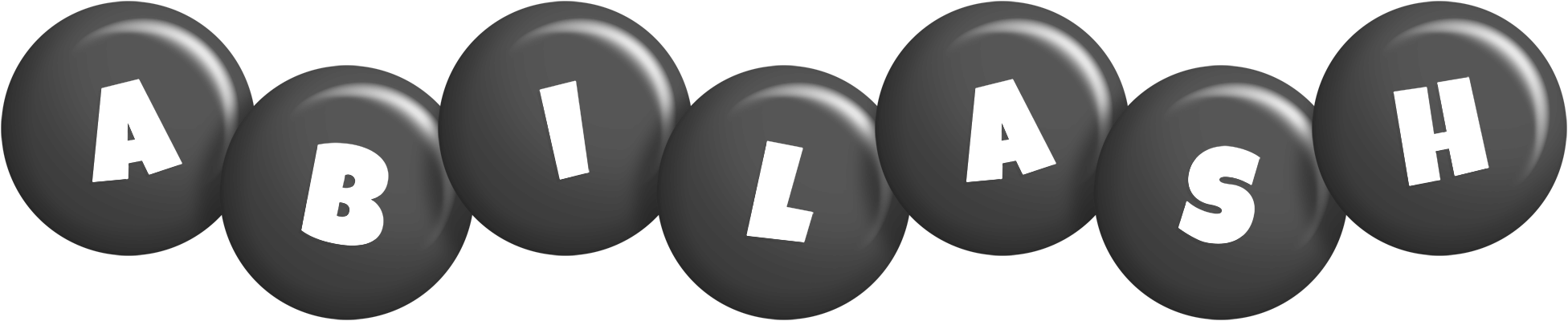 Abilash candy-black logo