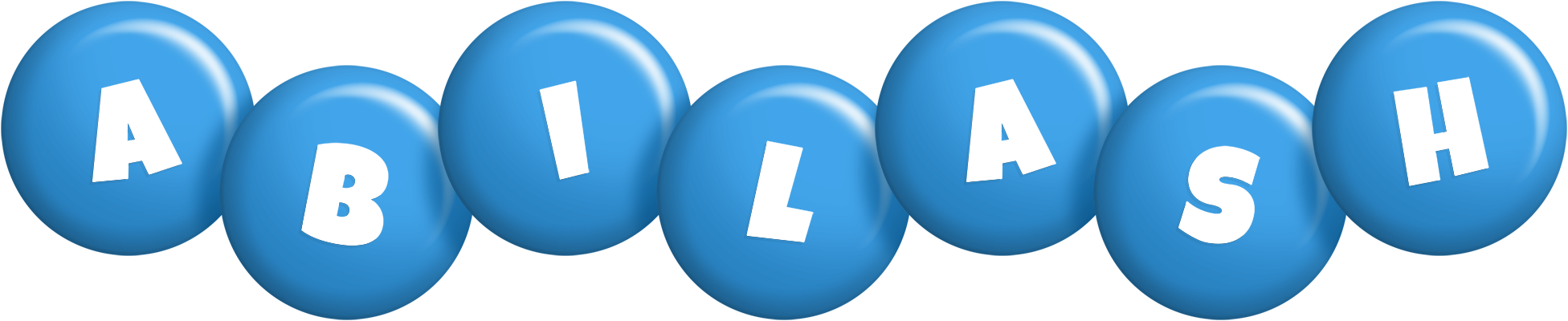 Abilash candy-blue logo