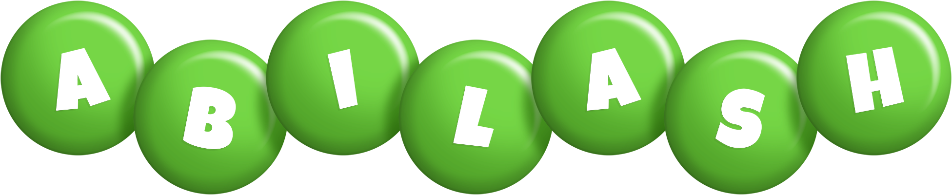 Abilash candy-green logo