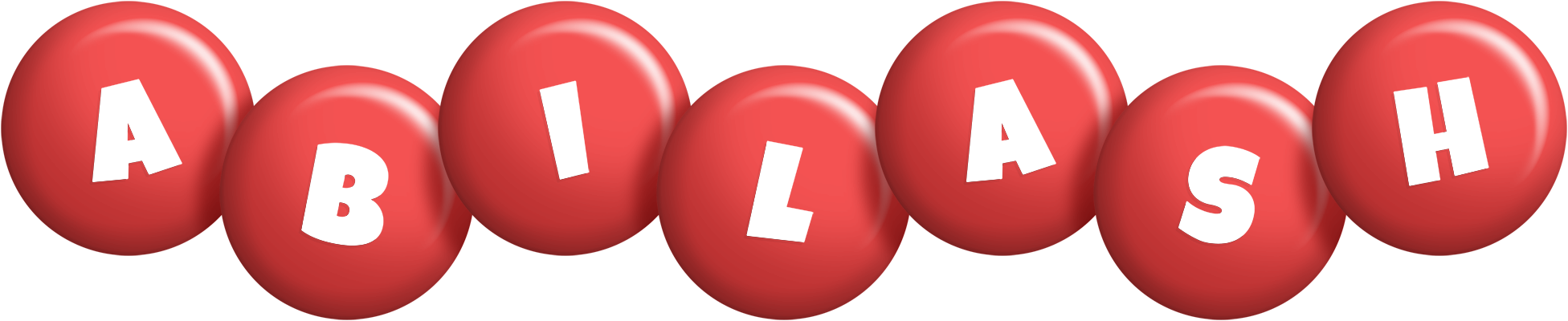 Abilash candy-red logo