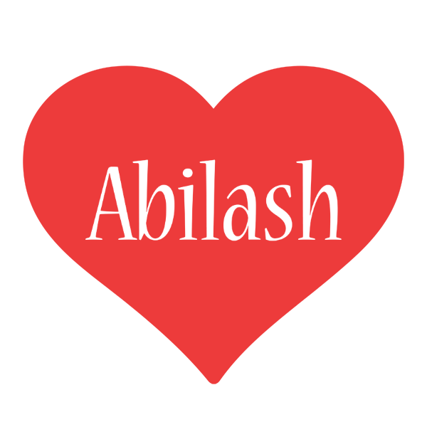Abilash love logo