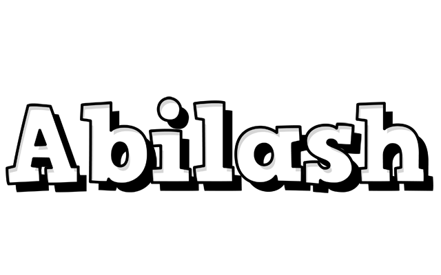 Abilash snowing logo