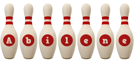 Abilene bowling-pin logo