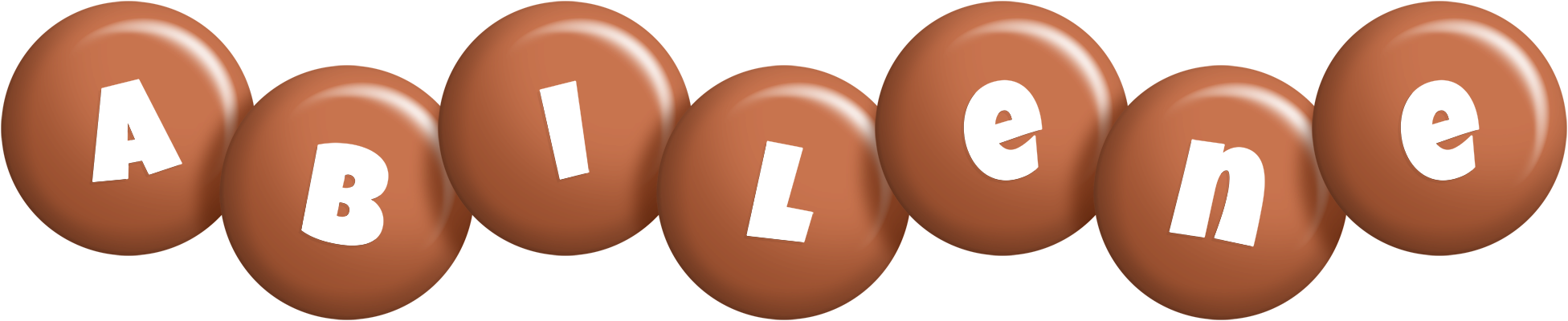 Abilene candy-brown logo