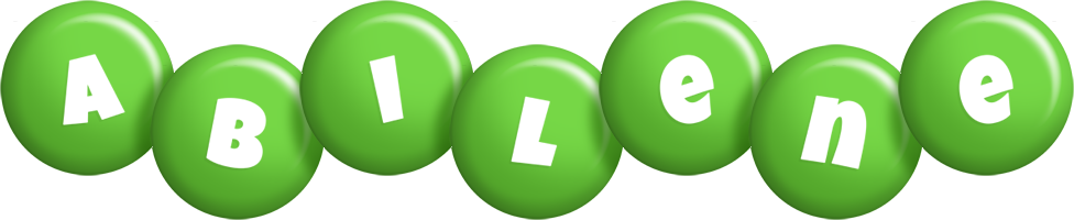 Abilene candy-green logo