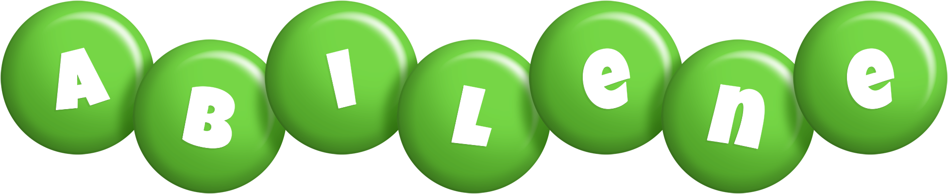 Abilene candy-green logo