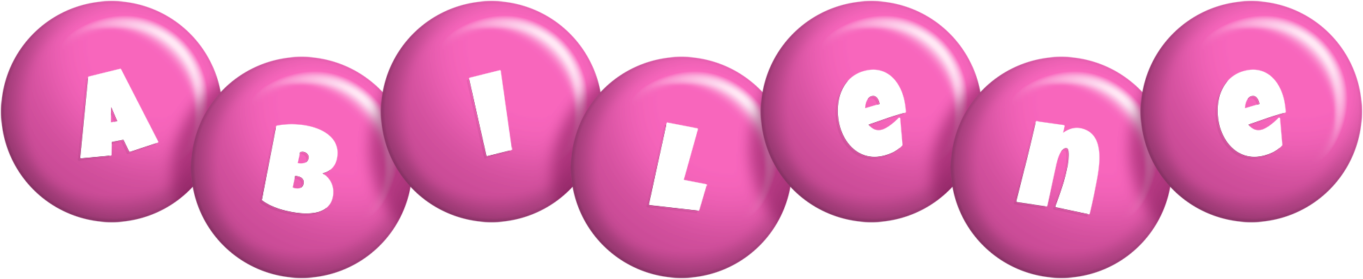 Abilene candy-pink logo