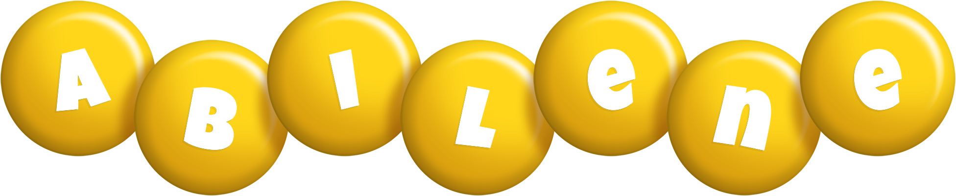 Abilene candy-yellow logo