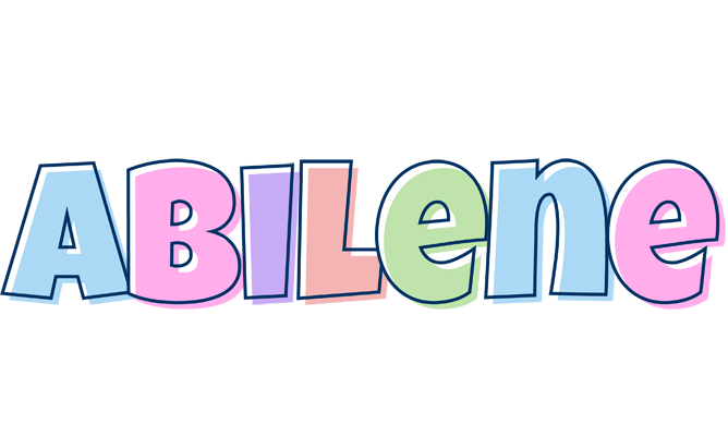 Abilene pastel logo