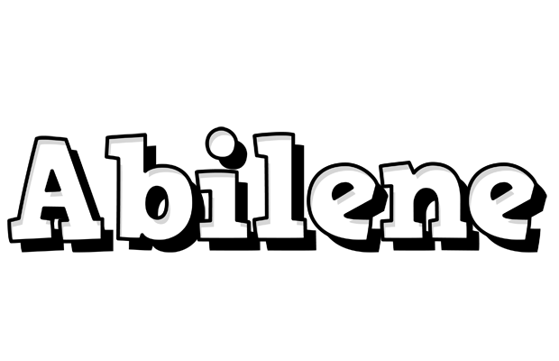 Abilene snowing logo