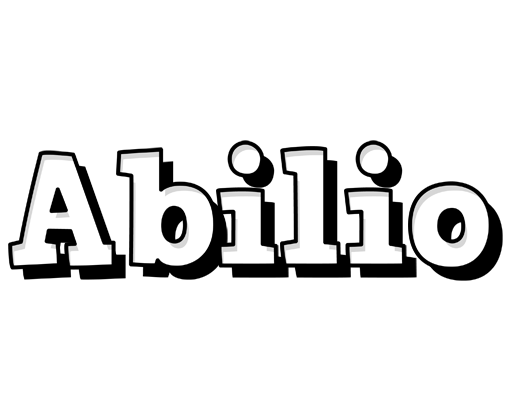 Abilio snowing logo