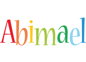 Abimael birthday logo