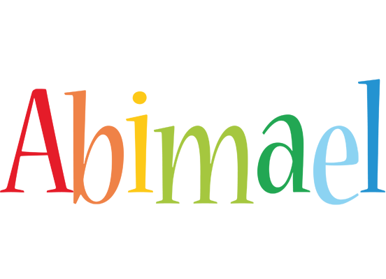 Abimael birthday logo