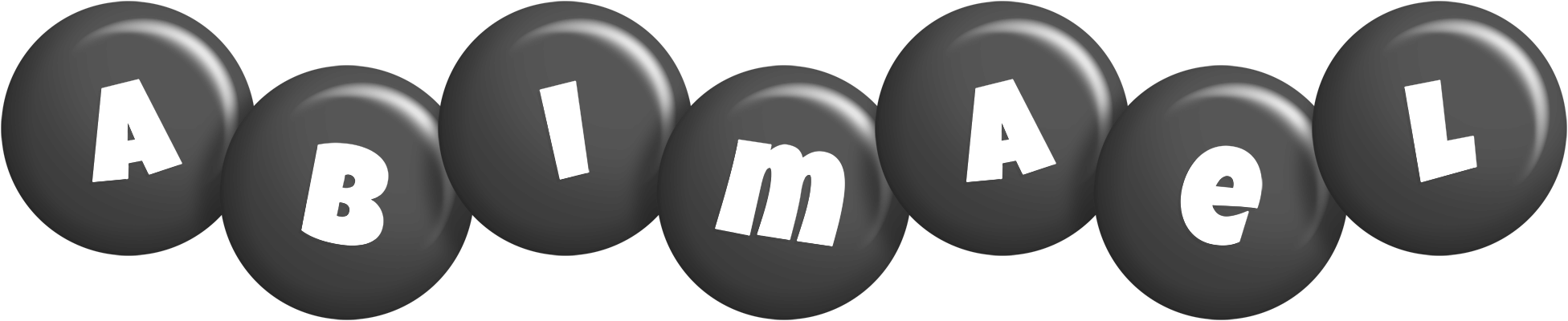 Abimael candy-black logo