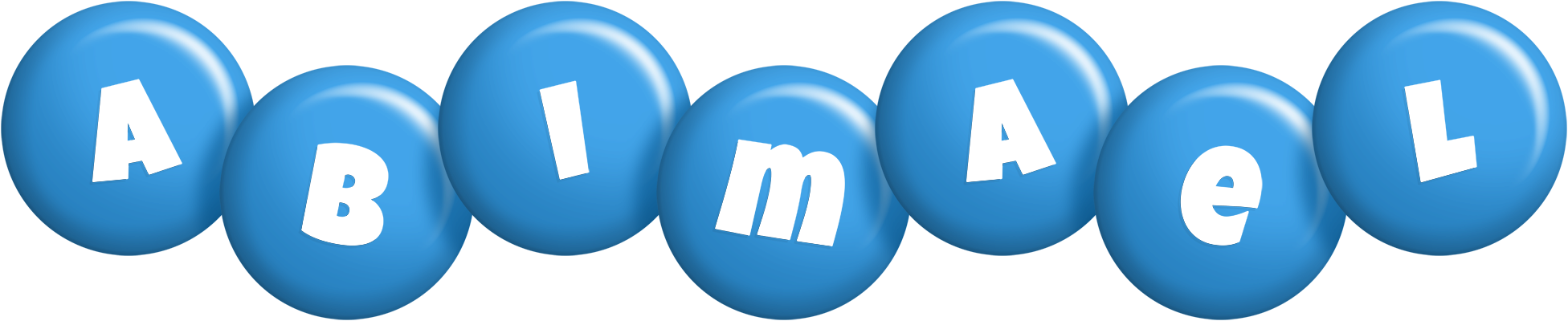 Abimael candy-blue logo