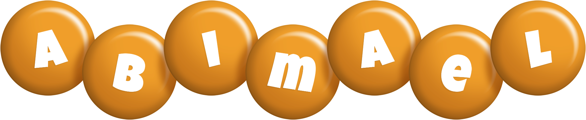 Abimael candy-orange logo