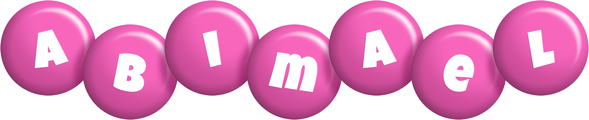 Abimael candy-pink logo