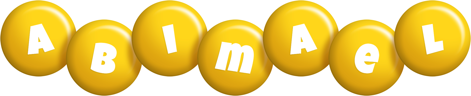 Abimael candy-yellow logo