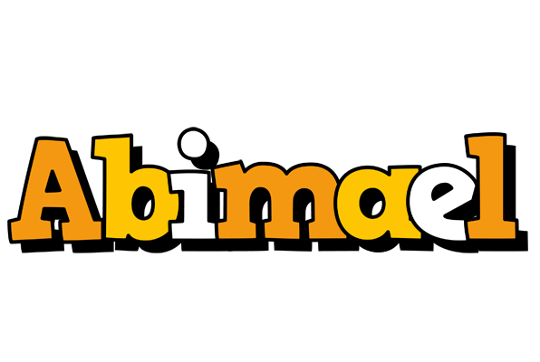 Abimael cartoon logo