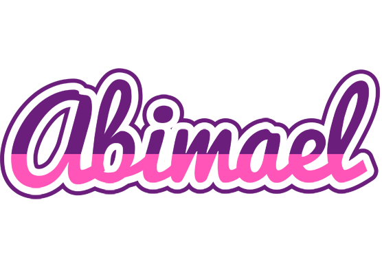 Abimael cheerful logo