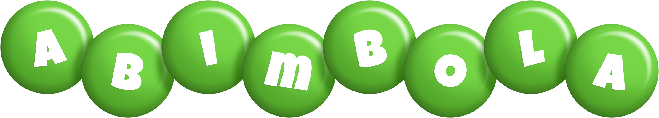 Abimbola candy-green logo