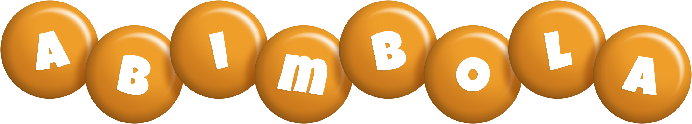 Abimbola candy-orange logo