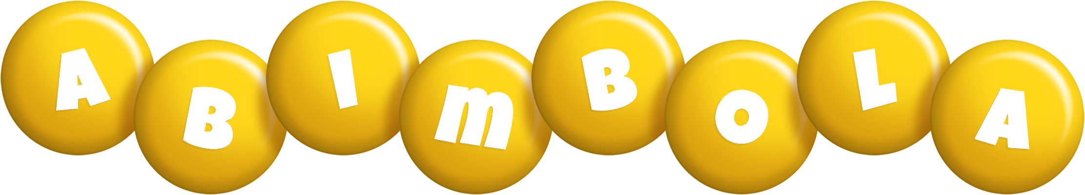 Abimbola candy-yellow logo