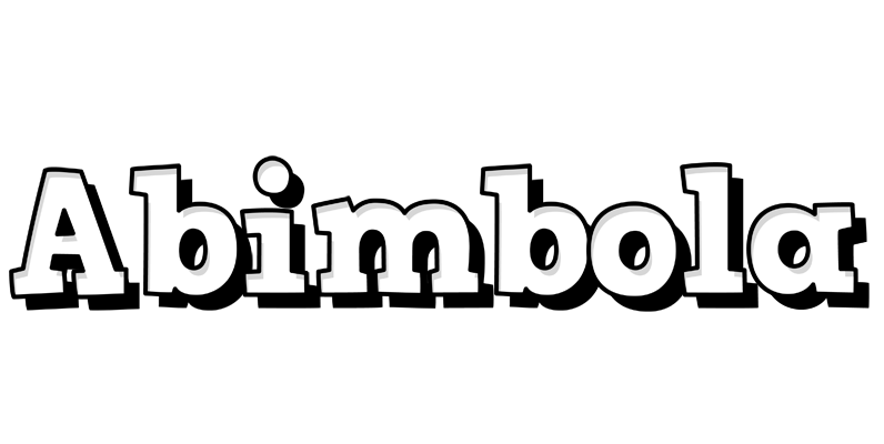 Abimbola snowing logo