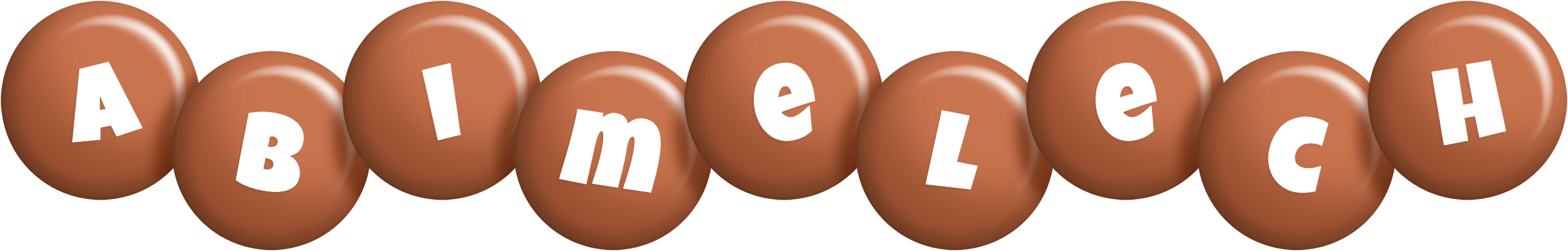 Abimelech candy-brown logo