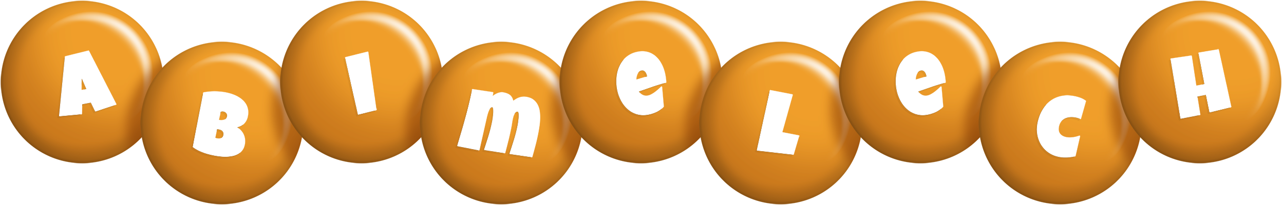 Abimelech candy-orange logo
