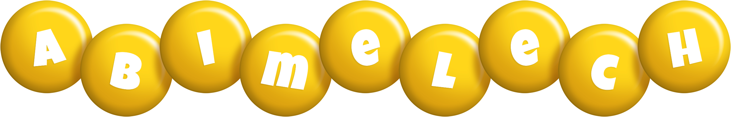 Abimelech candy-yellow logo